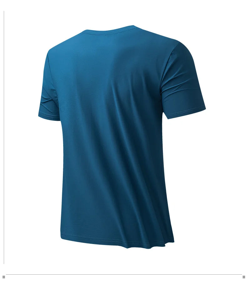 SBWL High quality Men's Outdoor hiking mountaineering running weight loss fitness sports quick drying T-shirt Summer 2024 Tops