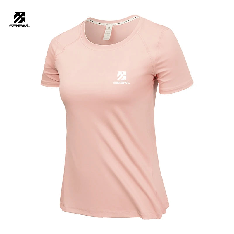 SBWL High quality Women's Yoga Tops Quick Dry Sport Top Fitness female Short sleeve Tops Gym T Shirt Running sweatshirt Tees