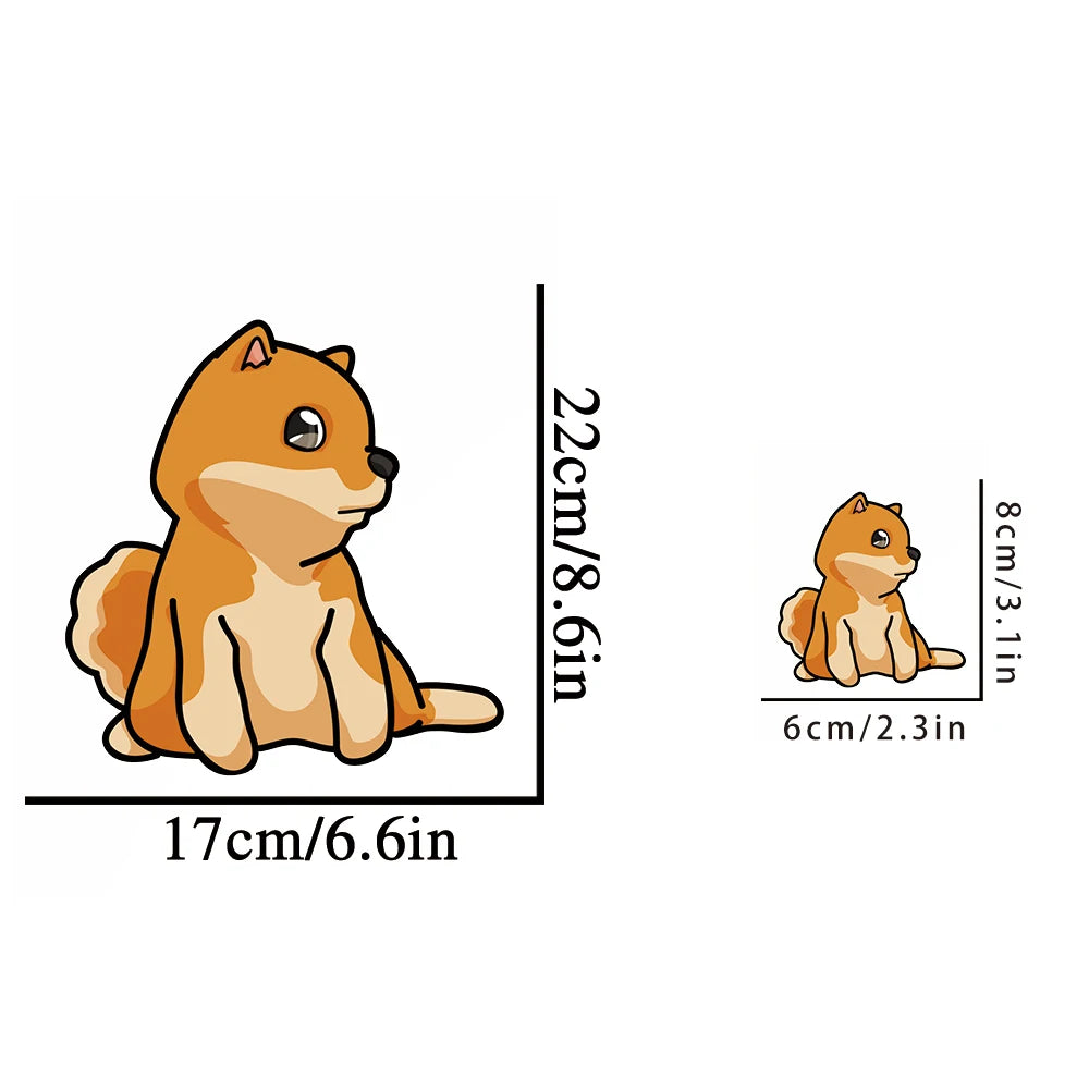 Iron on Patch Cute Shiba Inu Iron on Patches for Clothes Dtf Transfers Ready to Press Shirts Transfer DIY Apparel Sewing Arts