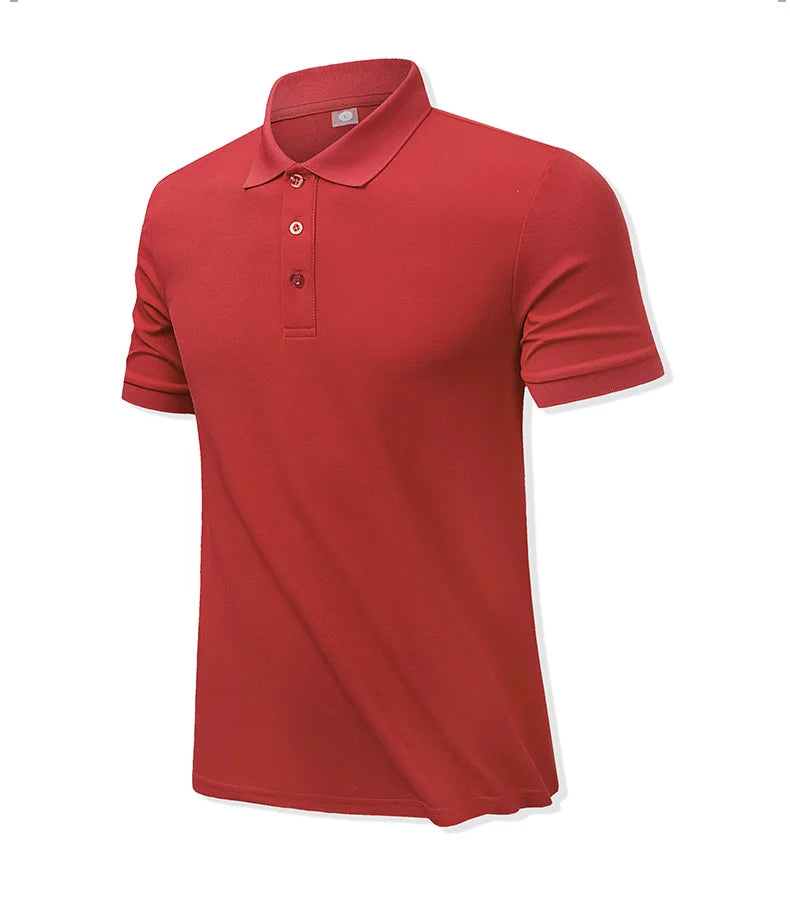 SBWL men's fashion 7 color business leisure high quality POLO shirt outdoor golf equestrian sports short sleeve POLO T-shirt Top