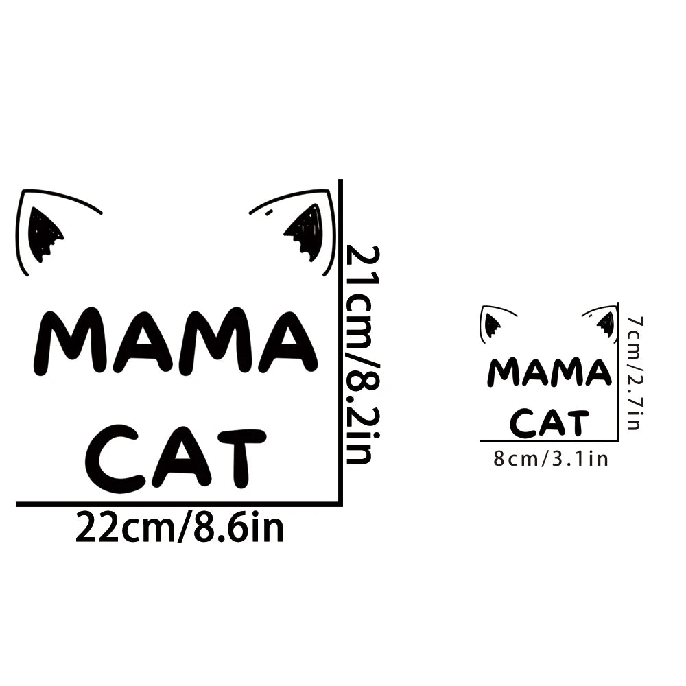 Mother Cat's Ears Dtf Transfer Iron on Transfers for T Shirts Dtf Transfers Ready to Press Patch Patches Clothes DIY Apparel