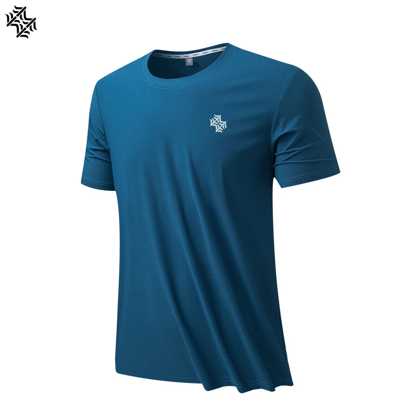 SBWL High quality Men's Outdoor hiking mountaineering running weight loss fitness sports quick drying T-shirt Summer 2024 Tops