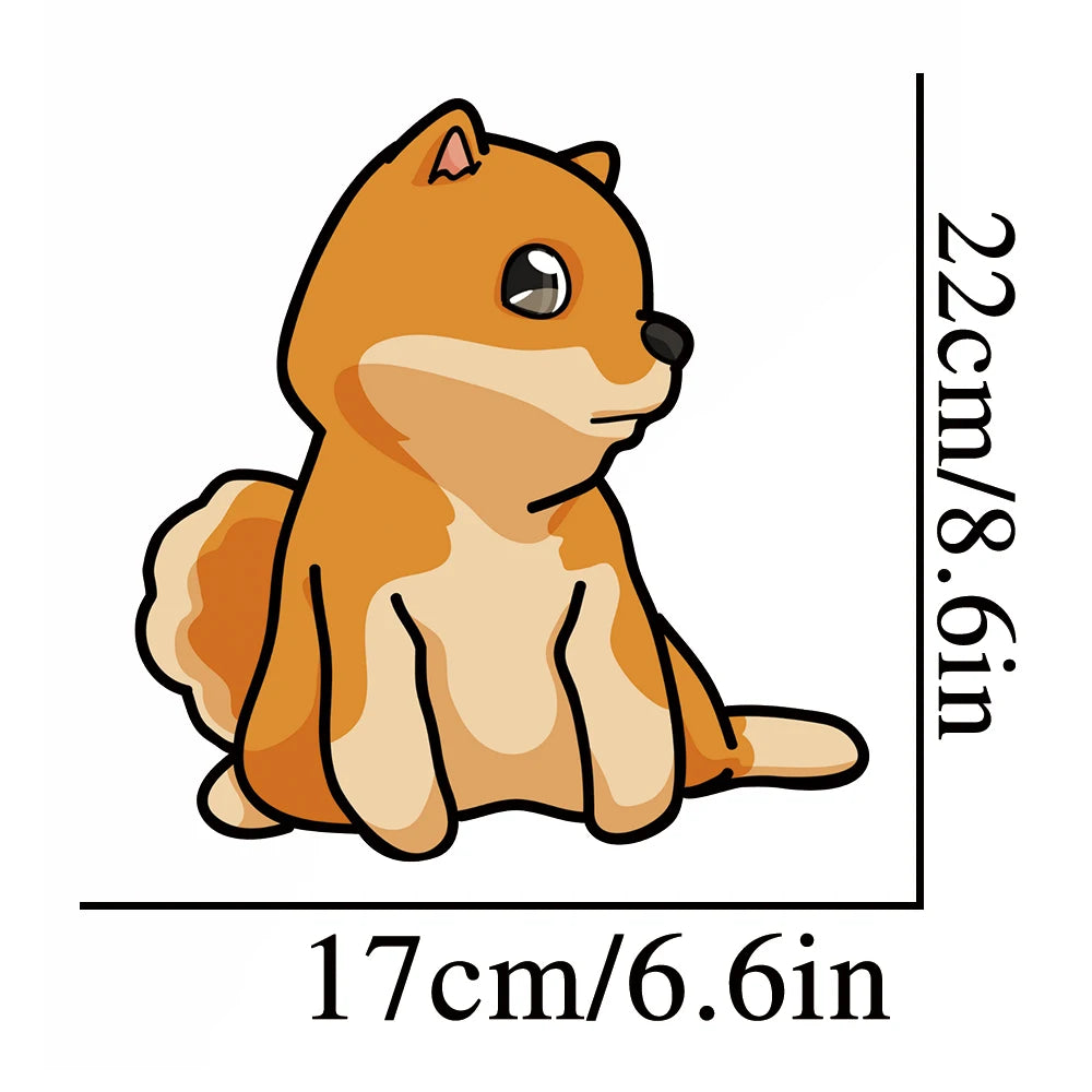 Iron on Patch Cute Shiba Inu Iron on Patches for Clothes Dtf Transfers Ready to Press Shirts Transfer DIY Apparel Sewing Arts