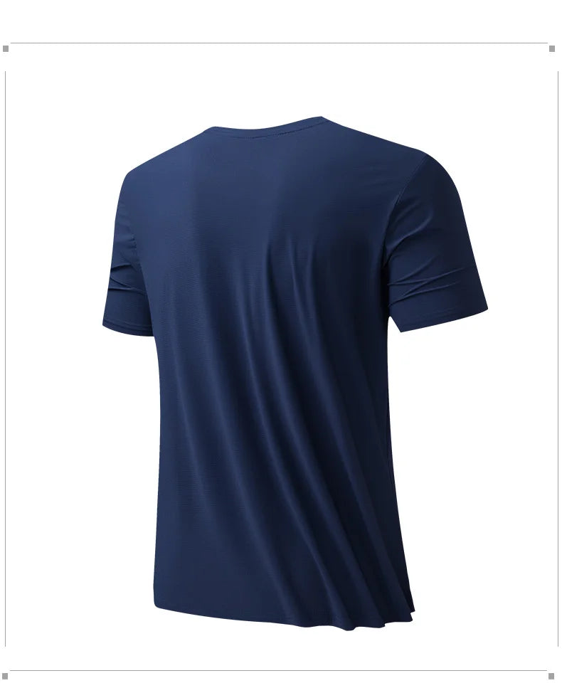 SBWL High quality Men's Outdoor hiking mountaineering running weight loss fitness sports quick drying T-shirt Summer 2024 Tops