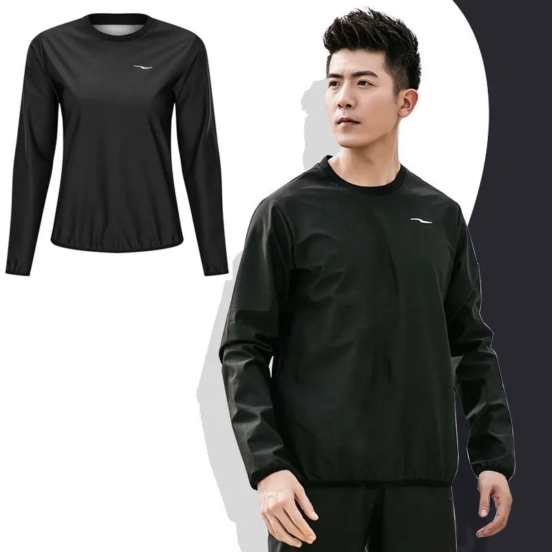 Sauna Top or Bottom for Men Women Sweat Suit Long Sleeves Weight Loss Shirt/Pants Fat Burning Fitness Box Gym Plus Size Suits