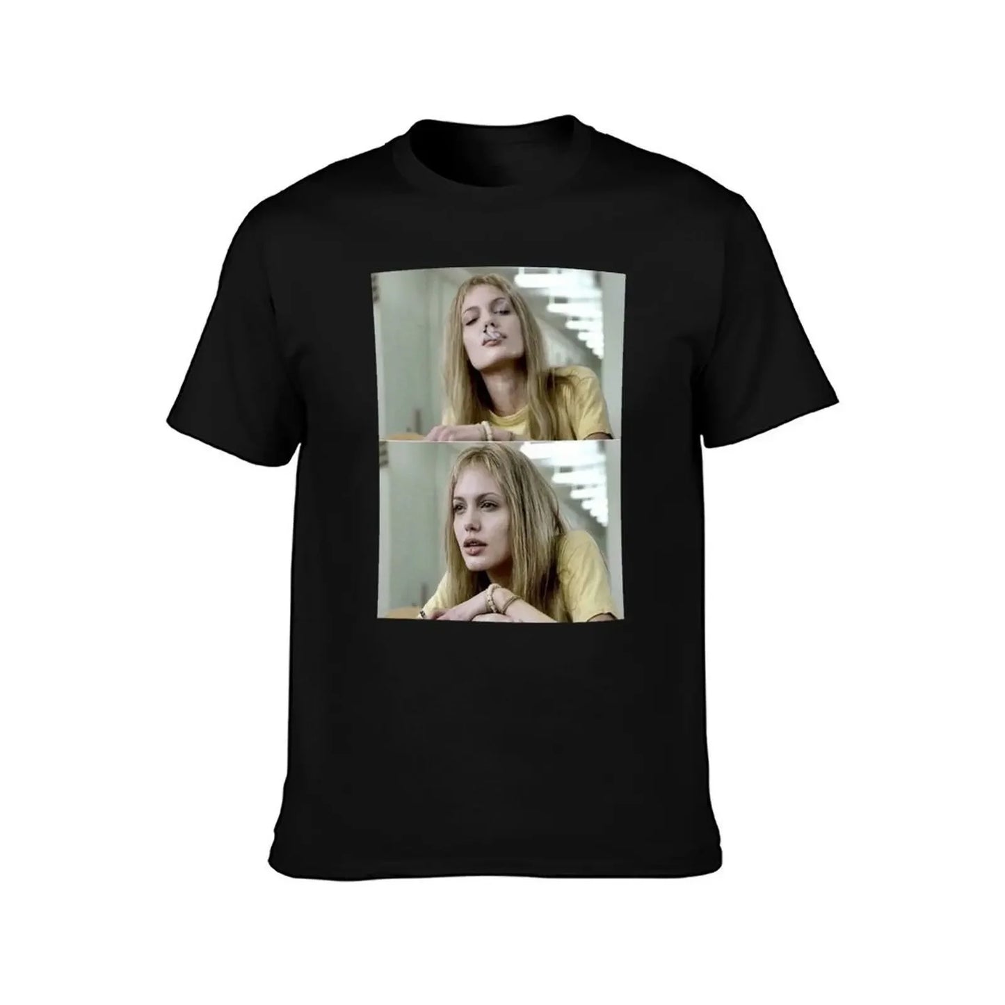 girl interrupted T-Shirt shirts graphic hippie clothes blue archive mens designer clothes