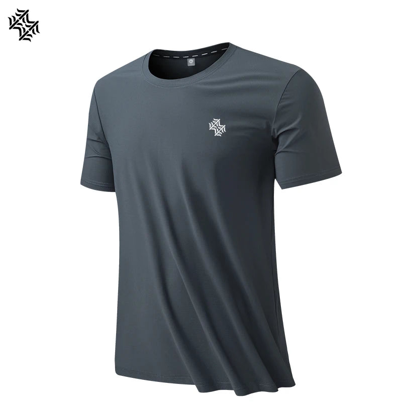 SBWL High quality Men's Outdoor hiking mountaineering running weight loss fitness sports quick drying T-shirt Summer 2024 Tops