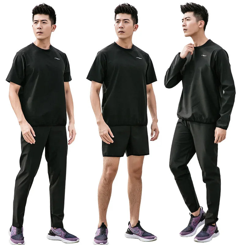 Sauna Top or Bottom for Men Women Sweat Suit Long Sleeves Weight Loss Shirt/Pants Fat Burning Fitness Box Gym Plus Size Suits