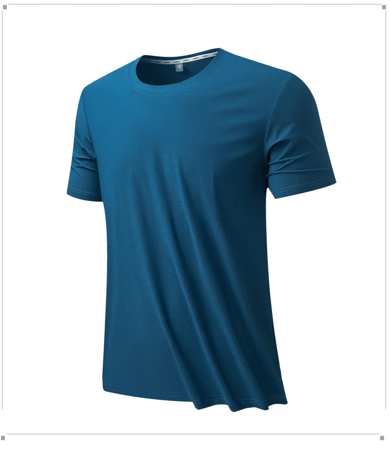 SBWL High quality Men's Outdoor hiking mountaineering running weight loss fitness sports quick drying T-shirt Summer 2024 Tops