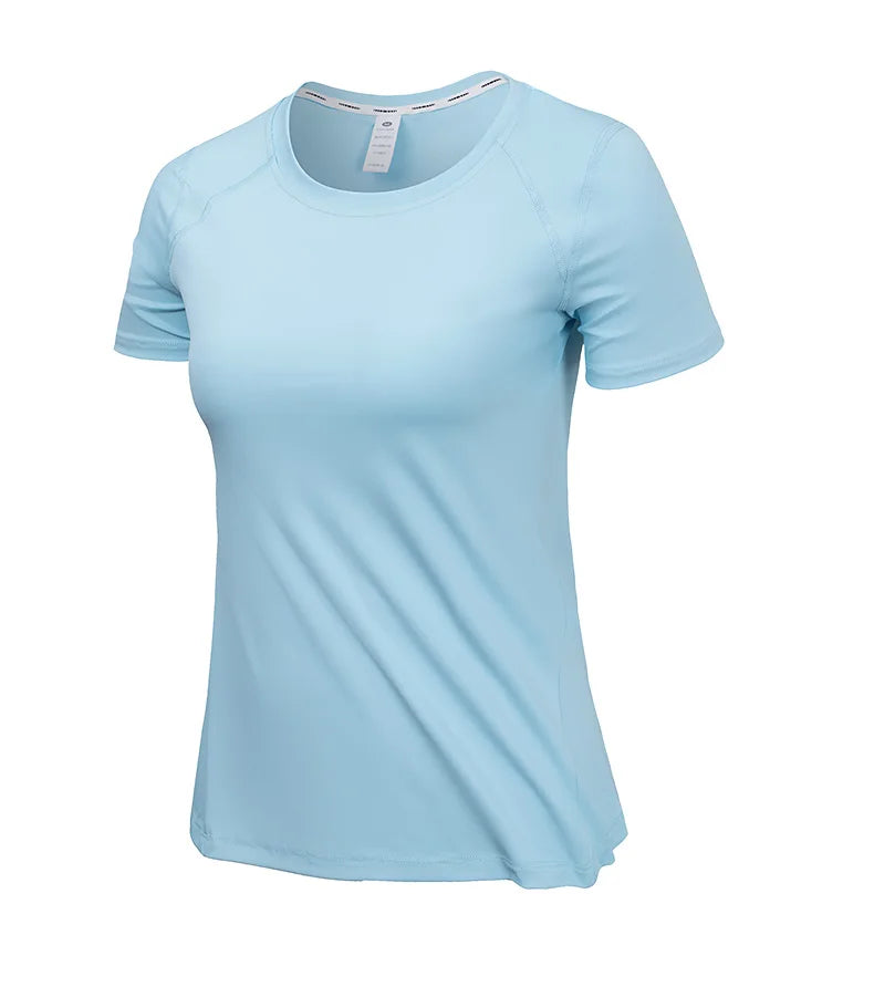 SBWL High quality Women's Yoga Tops Quick Dry Sport Top Fitness female Short sleeve Tops Gym T Shirt Running sweatshirt Tees